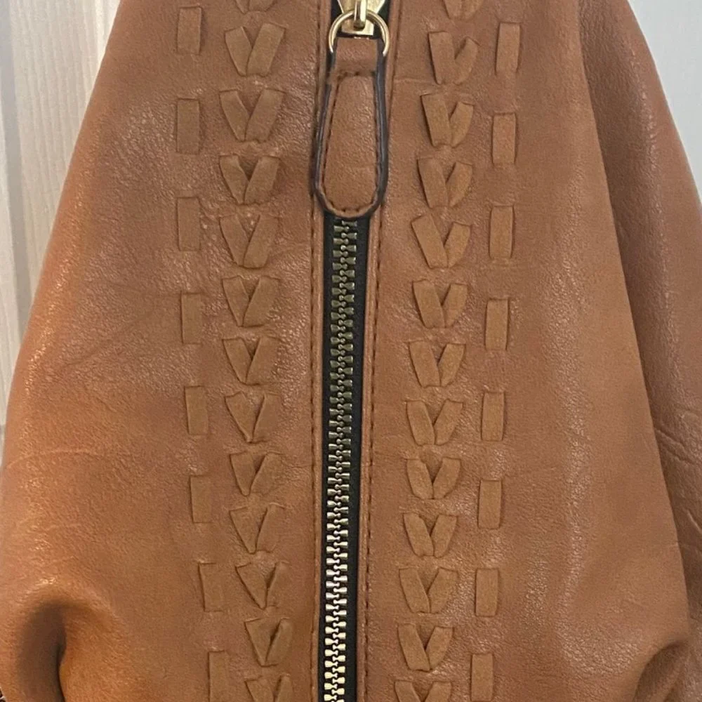 Stitched Fringe Backpack - Picture 2 of 6